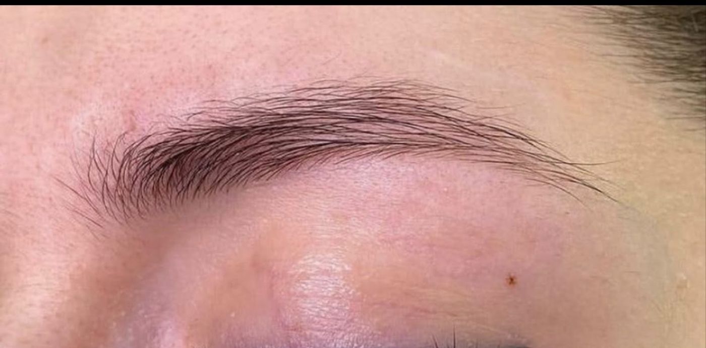 Brow before lamination